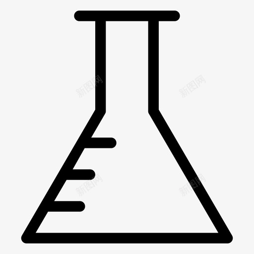 烧杯生物学玻璃器皿svg_新图网 https://ixintu.com 实验室 科学 烧杯 生物学 玻璃器皿