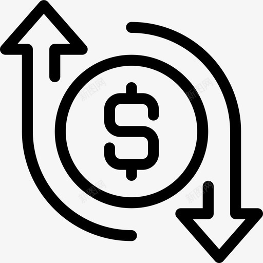 货币兑换商业现金svg_新图网 https://ixintu.com 货币 兑换 商业 现金 硬币 银行 金融 元素