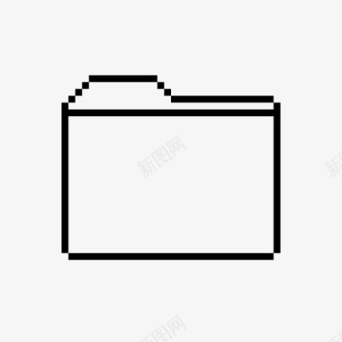 像素化文件夹文件文件夹用kare像素化图标