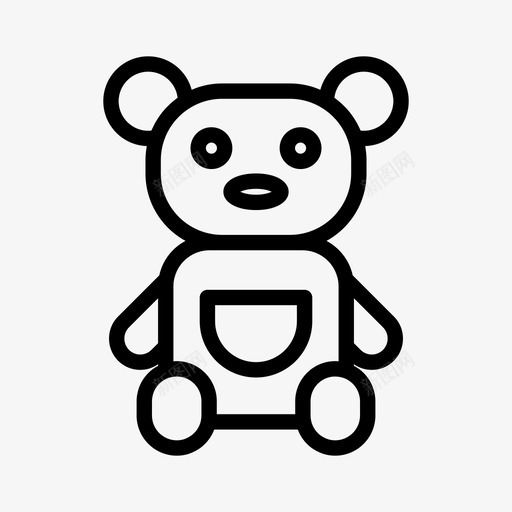娃娃婴儿卡通svg_新图网 https://ixintu.com 娃娃 婴儿 卡通 女性 泰迪 熊玩具 玩具 通用 图标