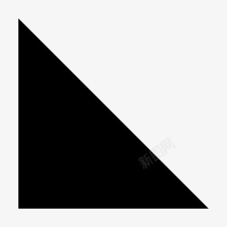 等腰直角三角形三角形数学直角三角形高清图片