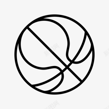 篮球运动运动设备图标