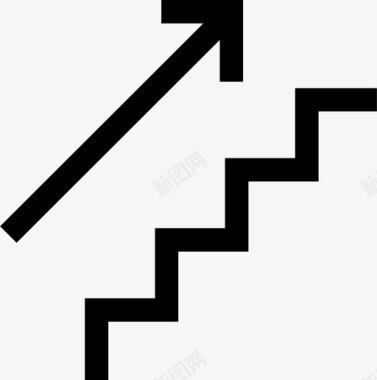 楼梯台阶楼上图标
