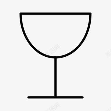 玻璃杯酒酒杯图标