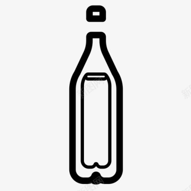可乐瓶子花蜜图标