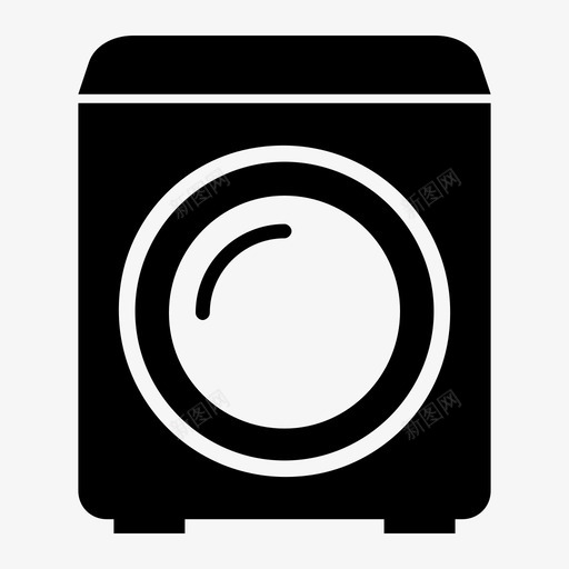 洗衣机清洁电子svg_新图网 https://ixintu.com 洗衣机 清洁 电子
