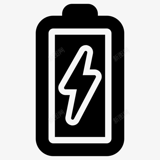 电池充电能量满svg_新图网 https://ixintu.com 电池 充电电池 充电 能量 满指示 指示