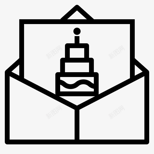 聚会蛋糕卡片svg_新图网 https://ixintu.com 聚会 蛋糕 卡片 庆祝 问候