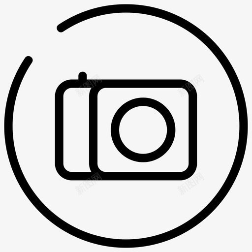 照相机圆镜镜头svg_新图网 https://ixintu.com 商店 照相机 圆镜 镜头 摄影