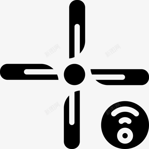 wifi空调家用智能svg_新图网 https://ixintu.com 空调 智能 家用 男士 实心