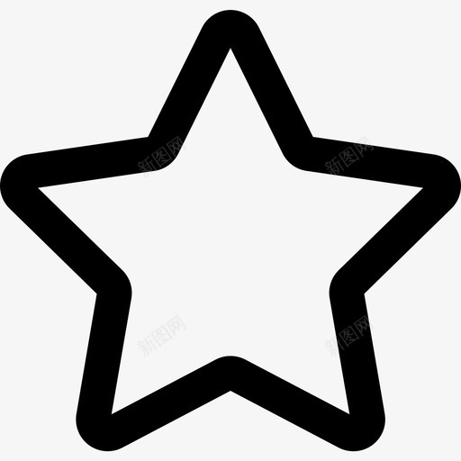 星形常用五角svg_新图网 https://ixintu.com 星形 常用 五角 重要 形状 带星 基本 图标