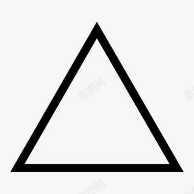 等边三角形场平面图标
