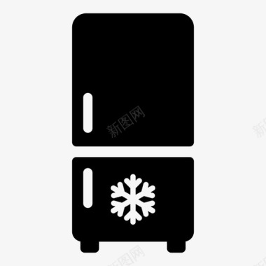 冰箱厨房电器厨房用具2件电子产品图标