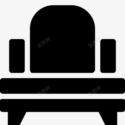 沙发家用电器客厅svg_新图网 https://ixintu.com 沙发 家用电器 客厅 座椅 家用 室内 实心