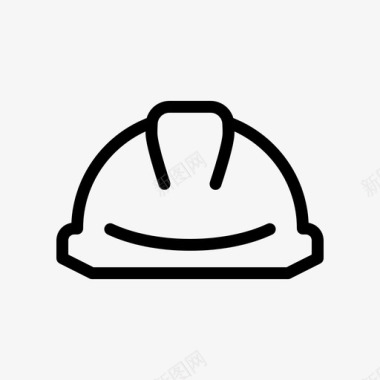 头盔建筑劳工图标