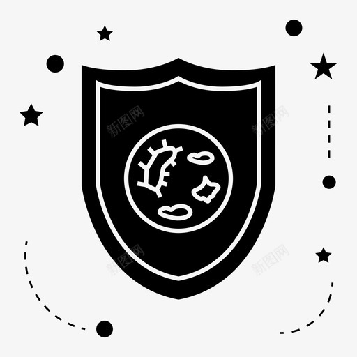 细菌清洁卫生svg_新图网 https://ixintu.com 细菌 清洁卫生 保护 卫生