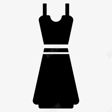 服装时装女人图标