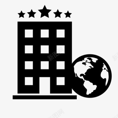 国际酒店图标