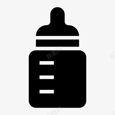 婴儿奶瓶儿童饮料图标