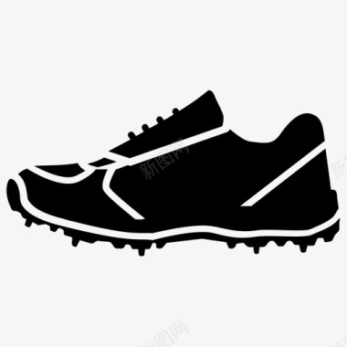 运动鞋鞋慢跑鞋图标