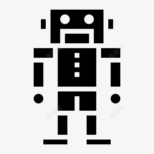 机器人玩具svg_新图网 https://ixintu.com 玩具 机器人