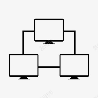 网络商业通信图标