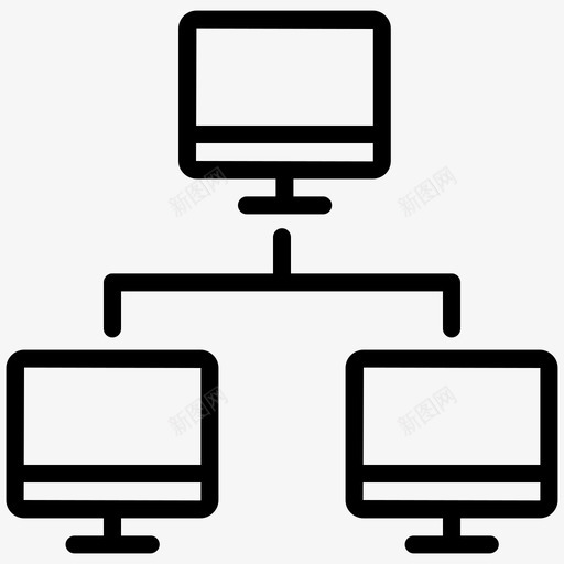 系统集成计算机连接svg_新图网 https://ixintu.com 系统集成 计算机 连接 网络 自动化 测试