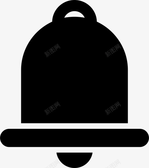 通知警报铃svg_新图网 https://ixintu.com 警报 通知 铃铃