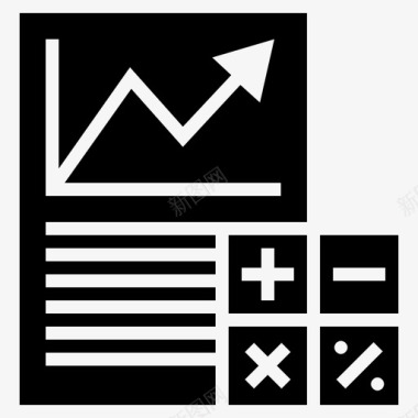 业务报告业务数据业务绩效图标