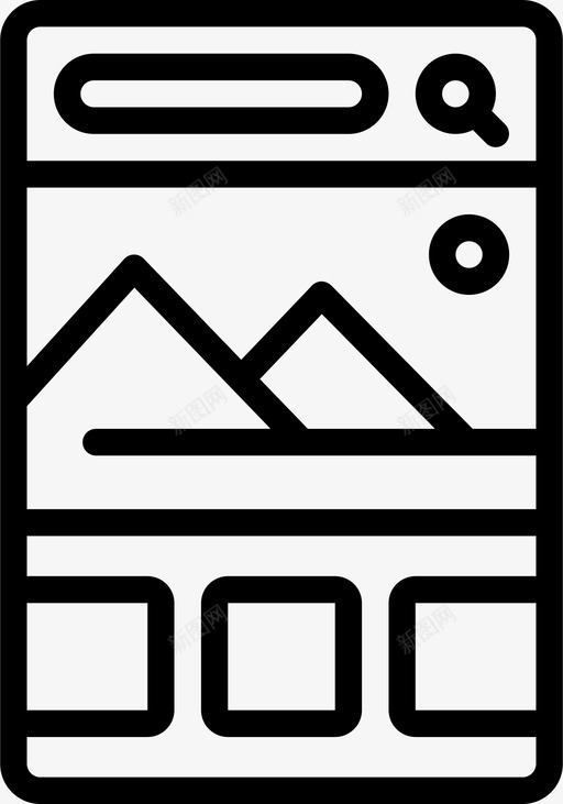 幻灯片体验移动svg_新图网 https://ixintu.com 用户 体验 移动 幻灯片 大纲