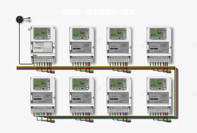 接线图集中器模块内置版png免抠素材_新图网 https://ixintu.com 接线 线图 集中 模块 内置