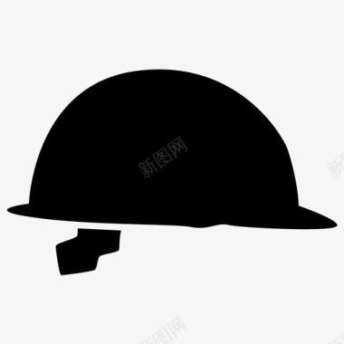 头盔安全帽头部安全图标