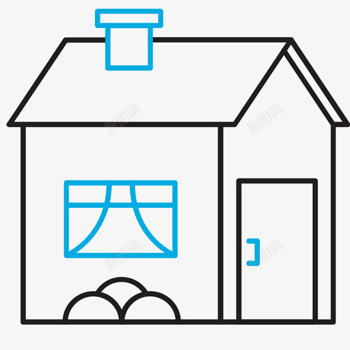 屋子5svg_新图网 https://ixintu.com 屋子