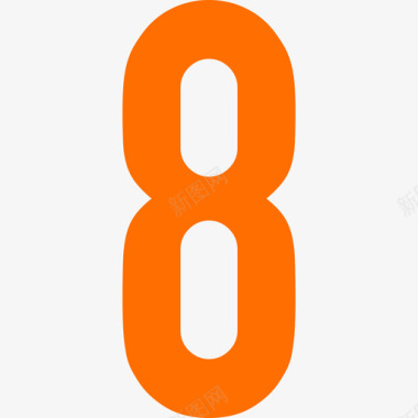 8橘色图标