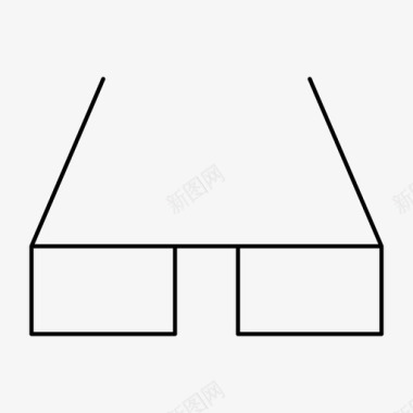 眼镜通用用户界面图标图标