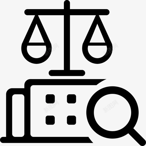 公证处查询svg_新图网 https://ixintu.com 公证处 查询 司法 公正 职业资格