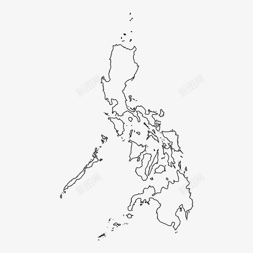 菲律宾地图岛屿马尼拉svg_新图网 https://ixintu.com 菲律宾 地图 岛屿 马尼拉 国家
