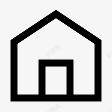 房子家迷你们线图标最小的使用图标