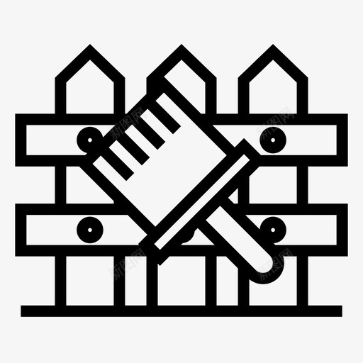 围栏色彩施工svg_新图网 https://ixintu.com 围栏 色彩 施工 油漆 装修 家居装修