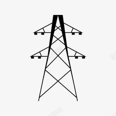 电塔铁塔建筑图标
