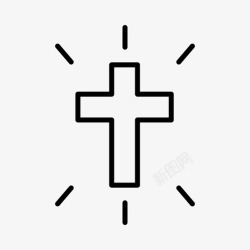 十字架标志耶稣基督教十字架高清图片