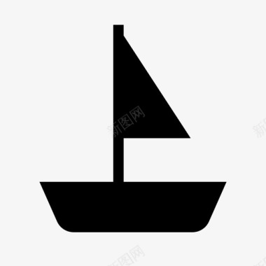 船纸船帆船图标
