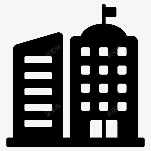 银行资本市政厅svg_新图网 https://ixintu.com 银行 资本 市政厅 政府机构 房屋 公寓 物业 城市 办公楼