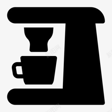 咖啡电器浓缩咖啡机图标