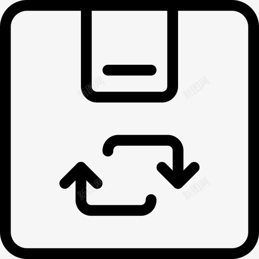 箱子交换货物svg_新图网 https://ixintu.com 运输 箱子 交换 货物 产品 交付