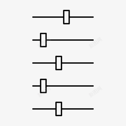 均衡器更改过滤svg_新图网 https://ixintu.com 均衡器 更改 过滤 优化设置 营销 广告 图标