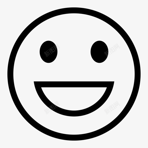 开心表情脸笑svg_新图网 https://ixintu.com 表情 开心 脸笑 笑脸