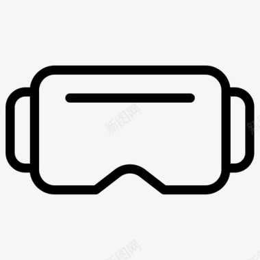 眼镜护目镜焊接玻璃图标