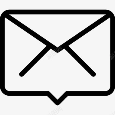 电子邮件业务通信图标