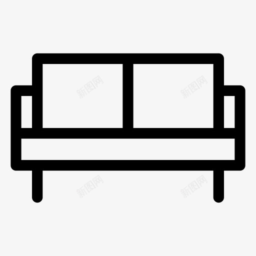 沙发室内休息svg_新图网 https://ixintu.com 沙发 室内 休息 坐椅 家具